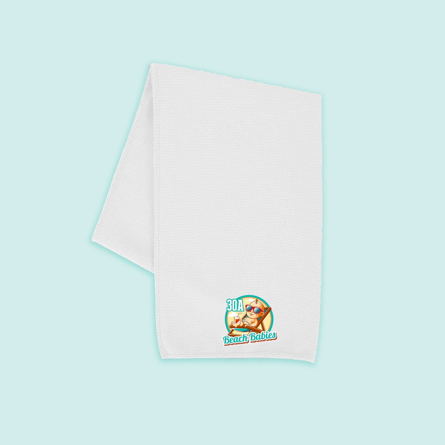 30A Tots & Travelcooling towel for purchase and keeping cool on the beach